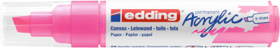 Marcador Acrílico trazo grueso Edding e-5000 Rosado neón1