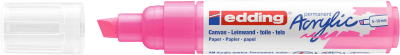 Marcador Acrílico trazo grueso Edding  e-5000  Rosado neón
