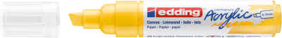 Marcador Acrílico trazo grueso Edding e-5000 Amarillo