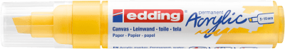 Marcador Acrílico trazo grueso Edding  e-5000  Amarillo