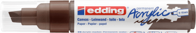 Marcador Acrílico trazo grueso Edding e-5000 Café