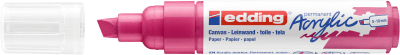 Marcador Acrílico trazo grueso Edding e-5000 Magenta