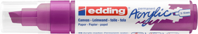 Marcador Acrílico trazo grueso Edding  e-5000 Morado