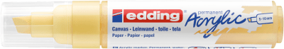 Marcador Acrílico trazo grueso Edding  e-5000  Amarillo pastel1
