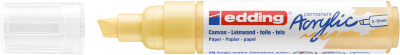 Marcador Acrílico trazo grueso Edding e-5000 Amarillo pastel