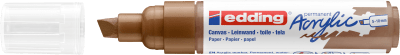 Marcador Acrílico trazo grueso Edding e-5000 Avellana