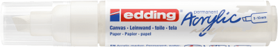 Marcador Acrílico trazo grueso Edding e-5000 Blanco1