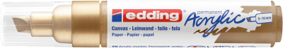 Marcador Acrílico trazo grueso Edding e-5000 Dorado1
