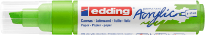Marcador Acrílico trazo grueso Edding e-5000 Verde limón1