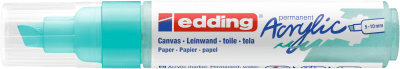 Marcador Acrílico trazo grueso Edding e-5000 Turquesa1