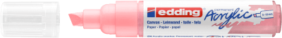 Marcador Acrílico trazo grueso Edding e-5000 Malva