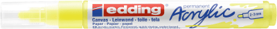 Marcador  Acrílico trazo medio Edding  e-5100 Amarillo neón1