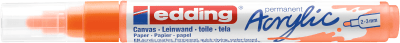 Marcador Acrílico trazo medio Edding e-5100 Naranjo neón1