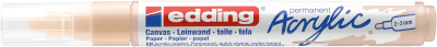 Marcador Acrílico trazo medio Edding e-5100 beige1