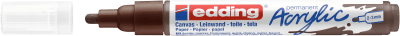 Marcador  Acrílico trazo medio Edding  e-5100 Café