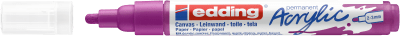 Marcador  Acrílico trazo medio Edding  e-5100 Morado