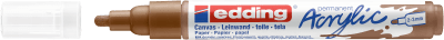 Marcador  Acrílico trazo medio Edding  e-5100 Avellana