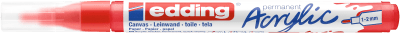  Marcador Acrílico trazo fino  Edding  e-5300 Rojo 1