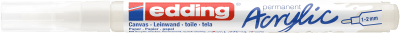 Marcador Acrílico trazo fino Edding e-5300 Blanco1