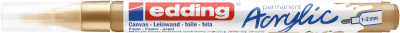 Marcador Acrílico trazo fino  Edding  e-5300   Dorado1
