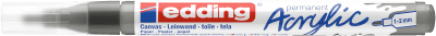 Marcador Acrílico trazo fino Edding e-5300 Gris1