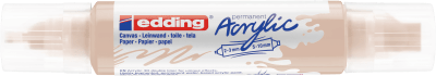 Marcador acrílico 3D edding 5400 punta doble Beige