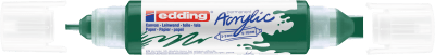 Marcador acrílico 3D edding 5400 punta doble Verde musgo