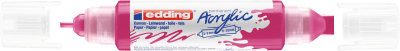 Marcador acrílico 3D edding 5400 punta doble Magenta