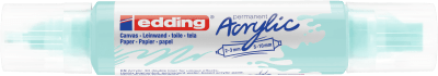 Marcador acrílico 3D edding 5400 punta doble Azul Pastel1