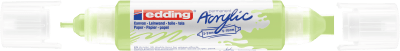 Marcador acrílico 3D edding 5400 punta doble Verde pastel