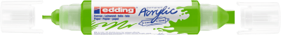 Marcador acrílico 3D edding 5400 punta doble Verde limón
