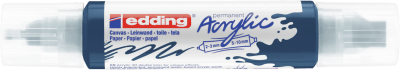 Marcador acrílico 3D edding 5400 punta doble Azul medianoche1