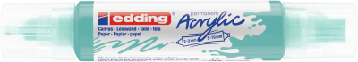 Marcador acrílico 3D edding 5400 punta doble Turquesa