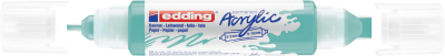Marcador acrílico 3D edding 5400 punta doble Turquesa