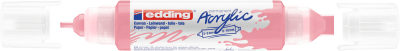 Marcador acrílico 3D edding 5400 punta doble Malva