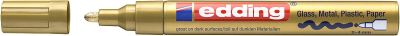 Marcador Óleo Permanente Edding E-750 Oro