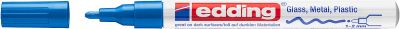 Marcador Óleo Permanente Edding E-751  Azul1