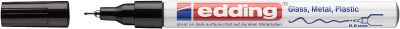 Marcador Óleo Permanente Edding E-780 Negro1
