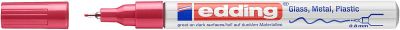 Marcador Óleo Permanente Edding E-780  Rojo