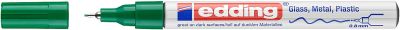 Marcador Óleo Permanente Edding E-780 Verde