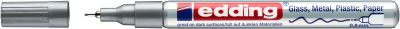 Marcador Óleo Permanente Edding E-780 Plata