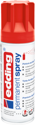 Spray permanente de pintura acrílica de alta gama Edding E-5200 Rojo Mate1