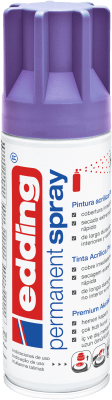 Spray permanente de pintura acrílica de alta gama Edding E-5200 Lila Mate