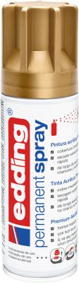 Spray permanente de pintura acrílica de alta gama Edding E-5200 Dorado Mate