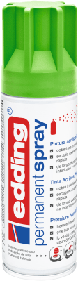 Spray permanente de pintura acrílica de alta gama Edding E-5200 Verde limón Mate1