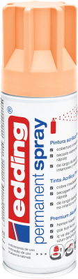 Spray permanente de pintura acrílica de alta gama Edding E-5200 Durazno Mate
