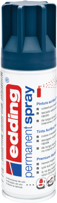 Spray permanente de pintura acrílica de alta gama Edding E-5200 Azul medianoche Mate1