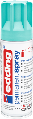 Spray permanente de pintura acrílica de alta gama Edding E-5200 Turquesa Mate1