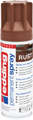 Spray permanente de pintura acrílica de alta gama Edding E-5200 Efecto óxido Mate