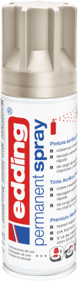 Spray permanente de pintura acrílica de alta gama Edding E-5200 Dorado Champaña  Brillante1